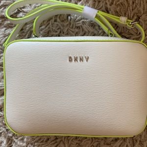 DKNY Donna Karan White Neon Bag